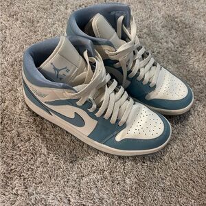Nike Air Jordan Blue/White sneakers, size 8.5